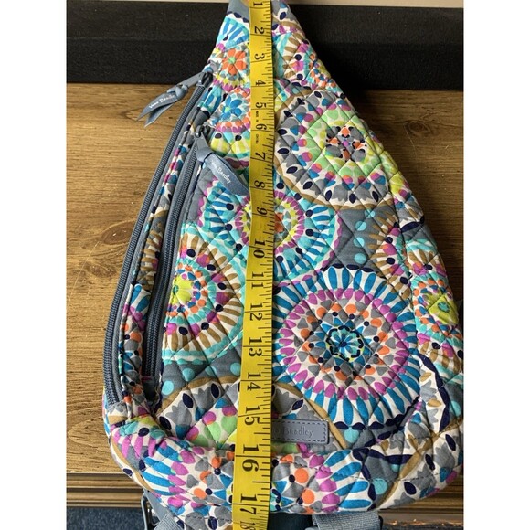 Vera Bradley Sling Backpack “Sunny Medallion" Essential Sling Gym School Work - Picture 8 of 9
